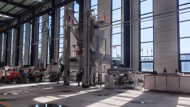 dry type carp feed extruder machine in Ghana